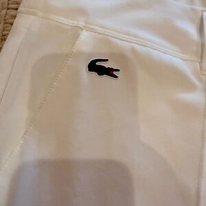 Lacoste Women’s White Golf Pants XL/44/14-16